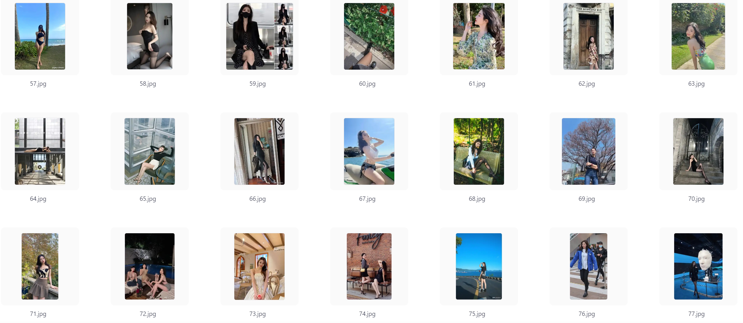 17000+全新美女图片大更新,二次元、游戏图片、壁纸、街拍写真全都有