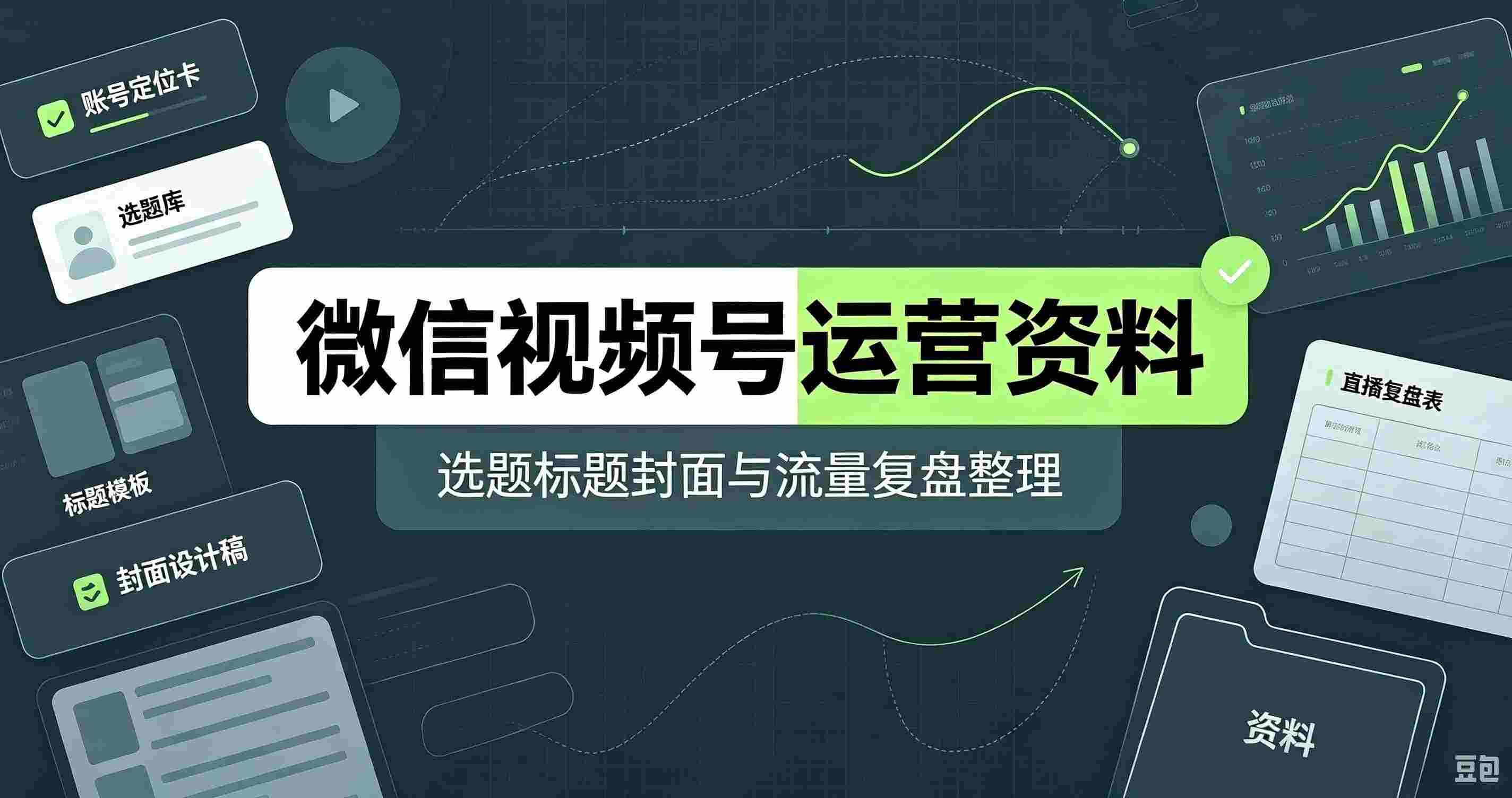 【视频号-公众号】玩法全攻略, 含选题、剪辑、涨粉、变现, 快速打通流量到成交闭环