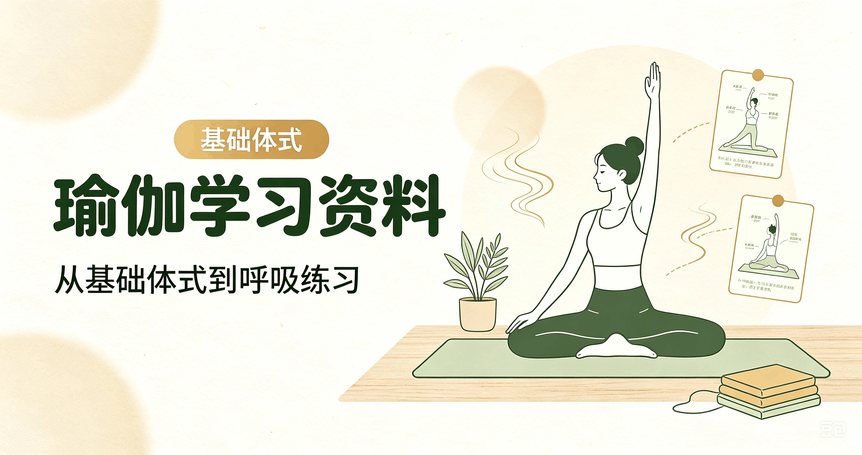 健身瑜伽全套实操教程600G,居家减脂塑形体态矫正资源,直接领取